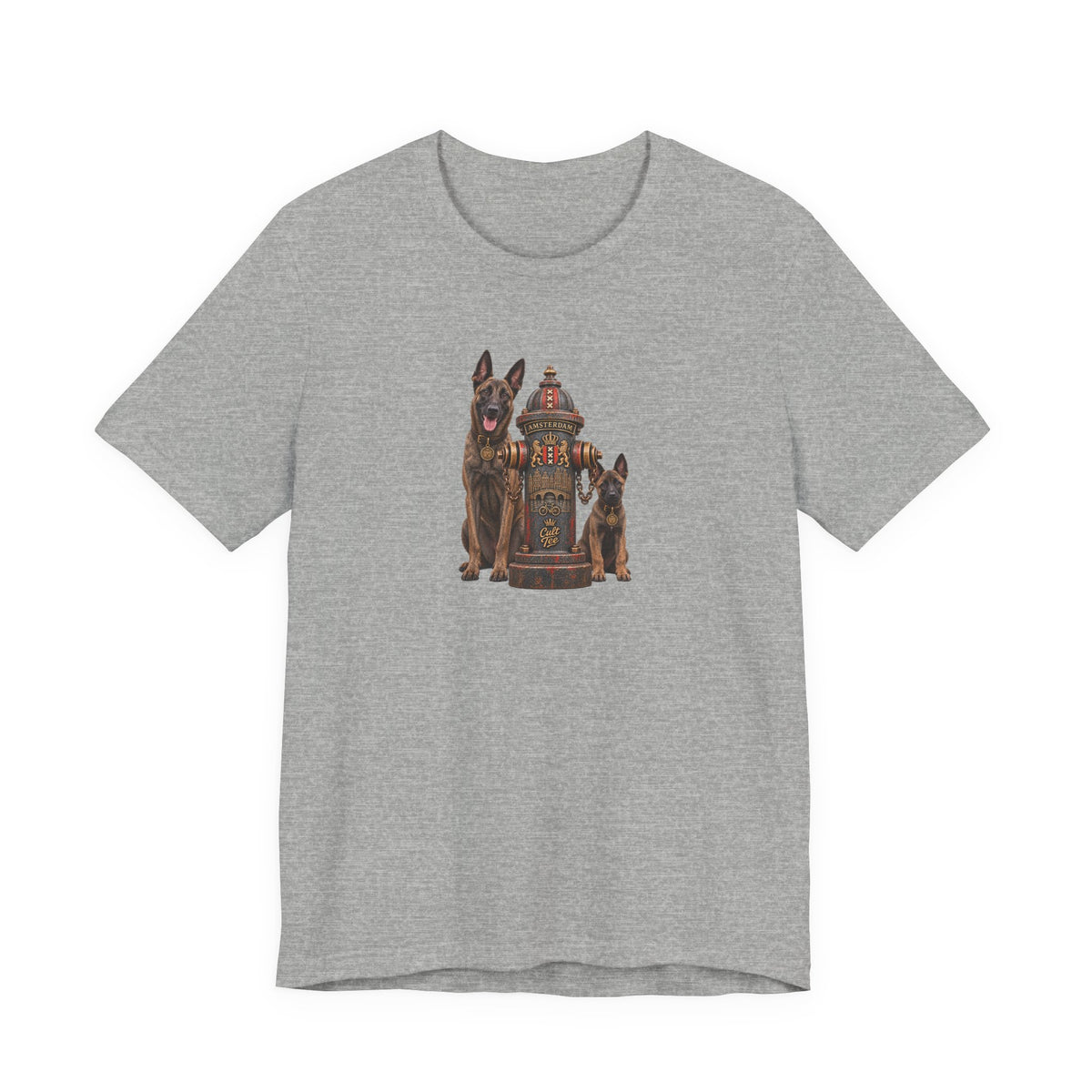 Amsterdam Fire Hydrant - Dutch Shepherd Unisex T-Shirt