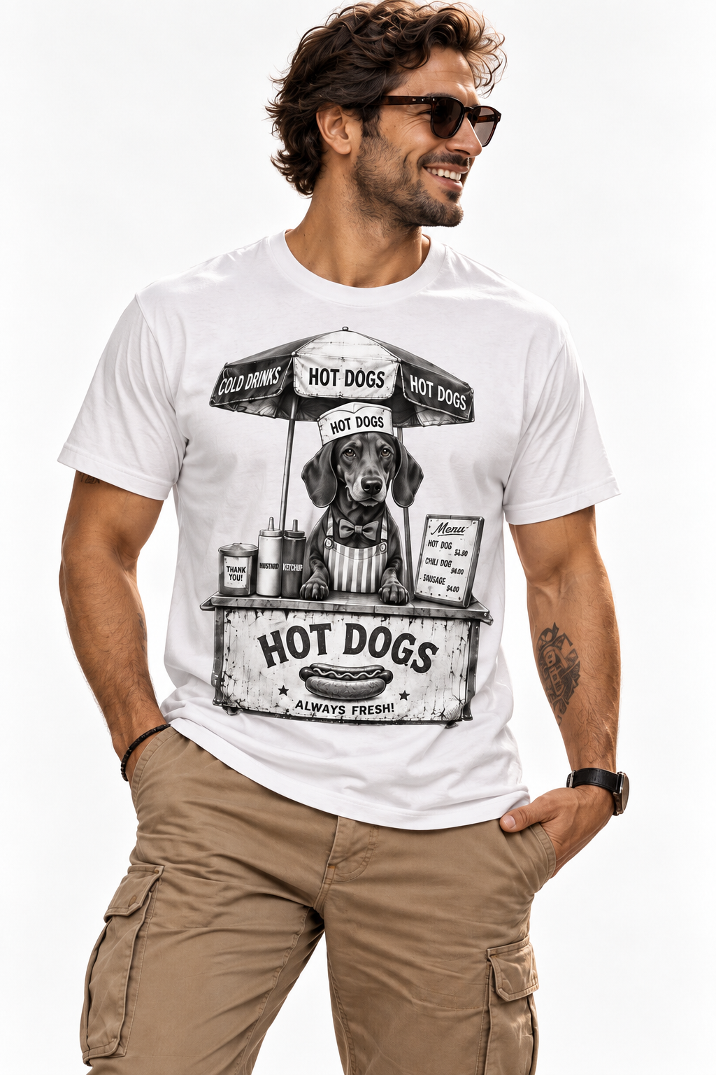 Hot Dog Stand - Dachshund Unisex T-Shirt