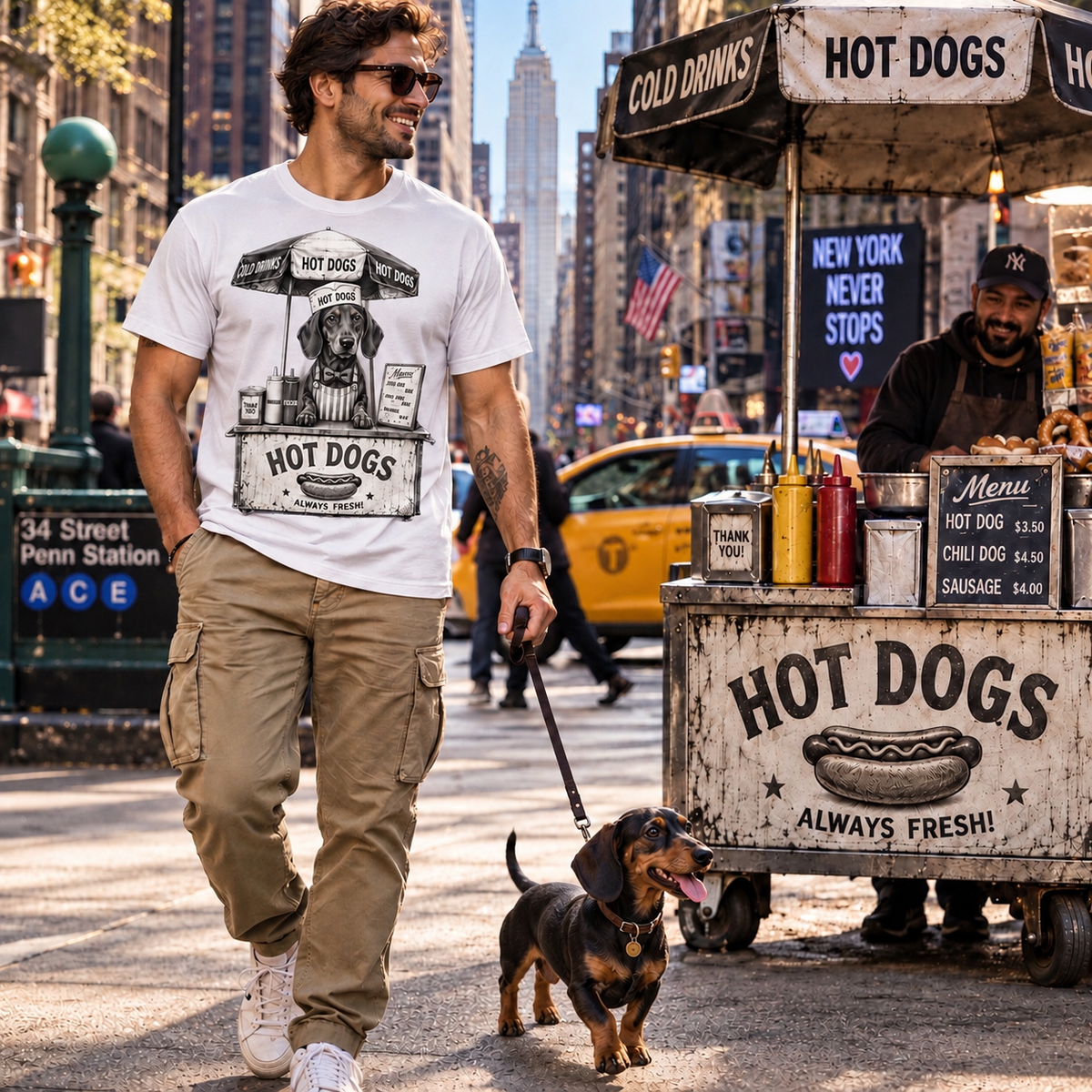 Hot Dog Stand - Dachshund Unisex T-Shirt