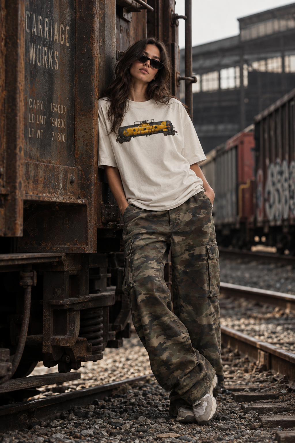 Yellow Submarine Tanker Train Tee — Unisex T-Shirt