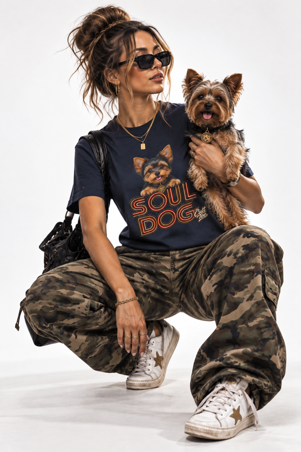 Soul Yorkshire Terrier (Yorkie) Puppy — Unisex Graphic T-Shirt