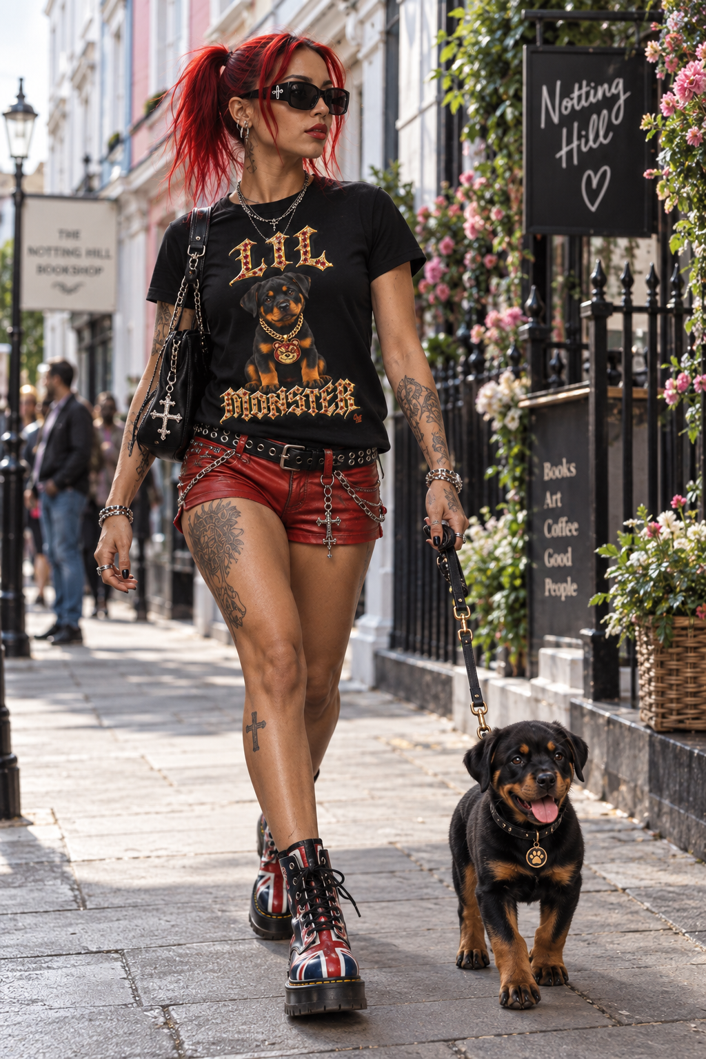 Rottweiler Puppy ‘Lil Monster’  Tee — Unisex Graphic T-Shirt