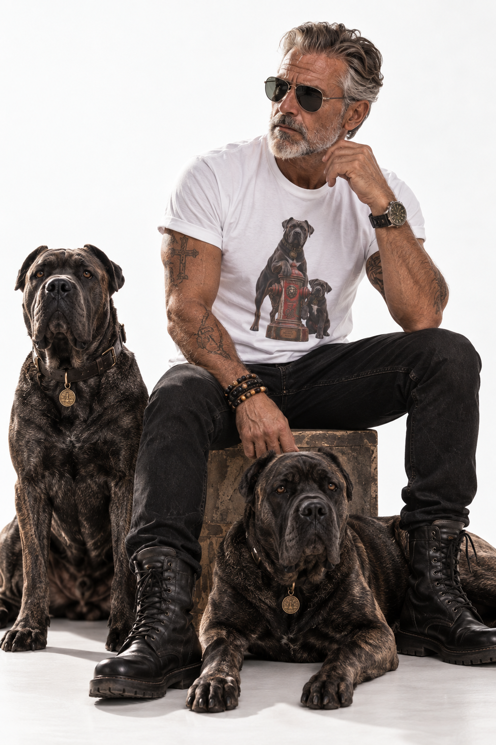 Cane Corso Fire Hydrant - Rome Unisex Softstyle T-Shirt