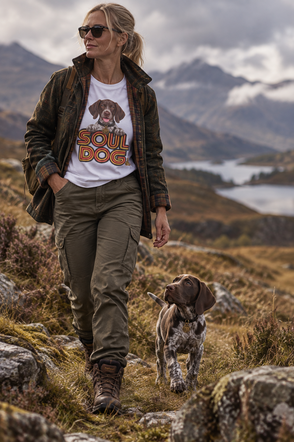 Soul Dog German Shorthaired Pointer Puppy — Unisex Graphic Dog Lover T-Shirt