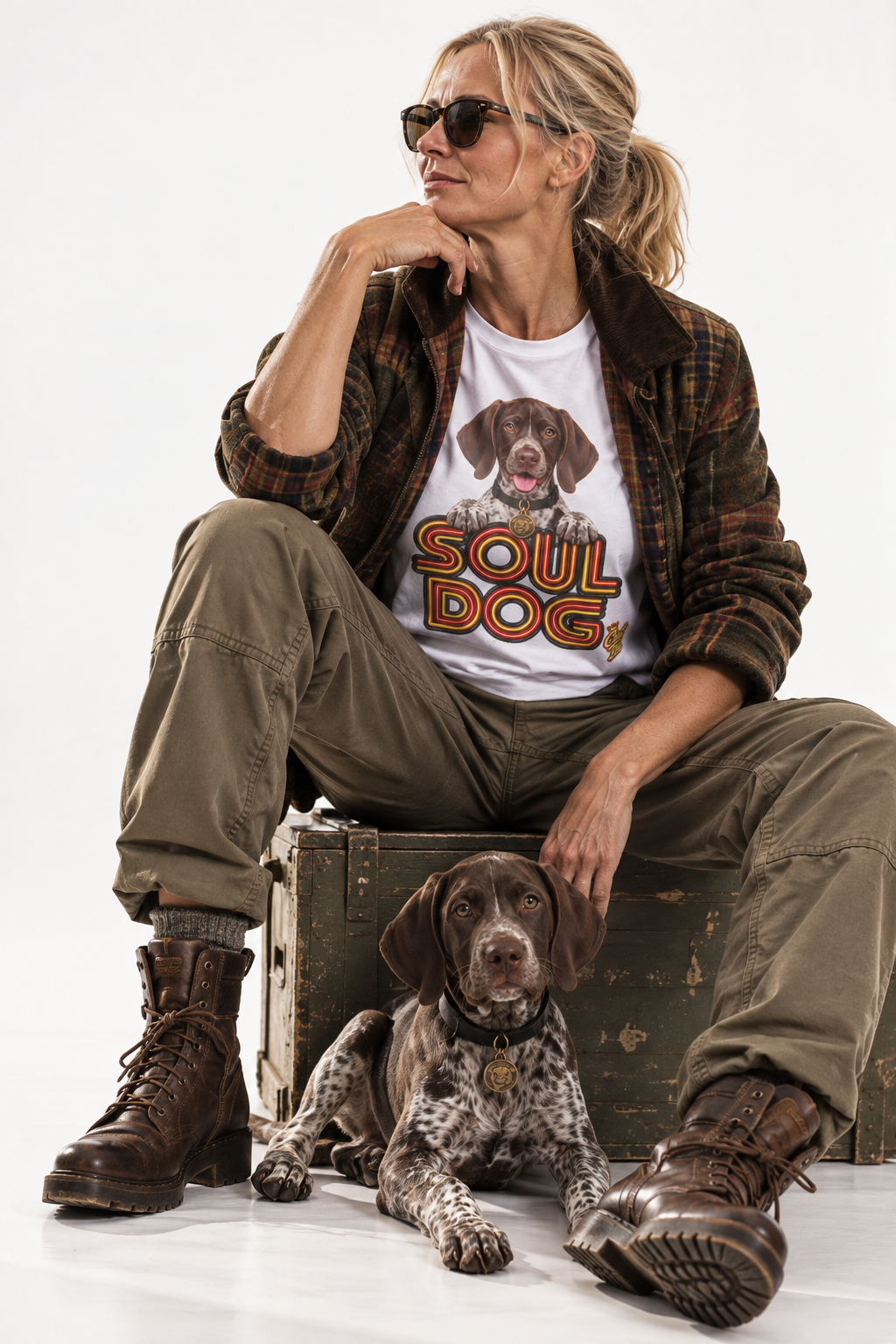 Soul Dog German Shorthaired Pointer Puppy — Unisex Graphic Dog Lover T-Shirt