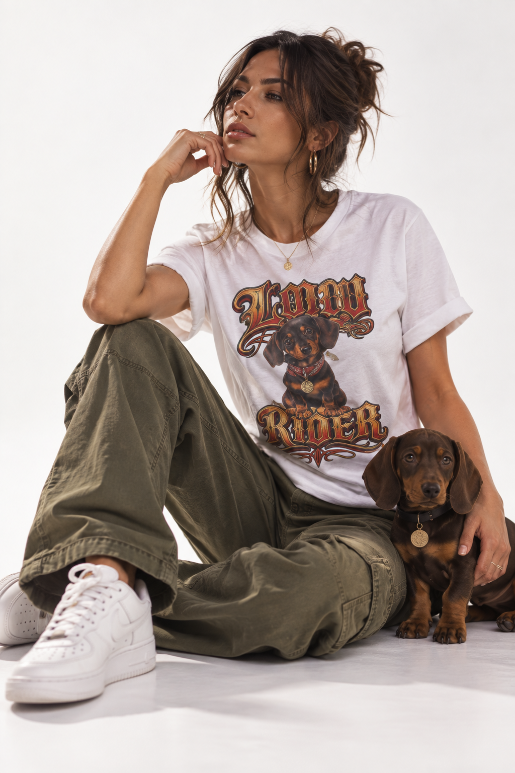 Dachshund 'Low Rider' Graphic Tee — Unisex Dog T-Shirt