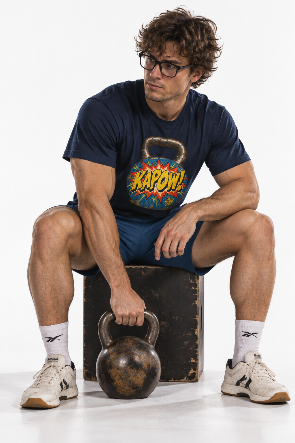 Kettlebell 'KAPOW!' T‑Shirt - Unisex Graphic Tee