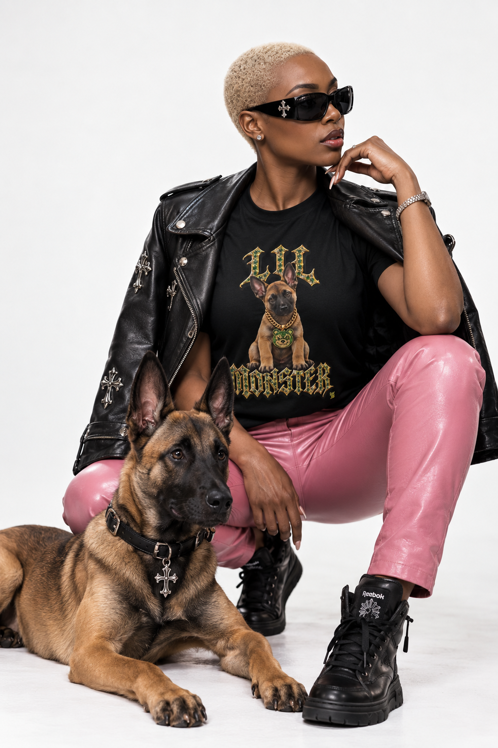 Malinois Puppy 'Lil Monster' T-Shirt — Unisex Graphic T-Shirt