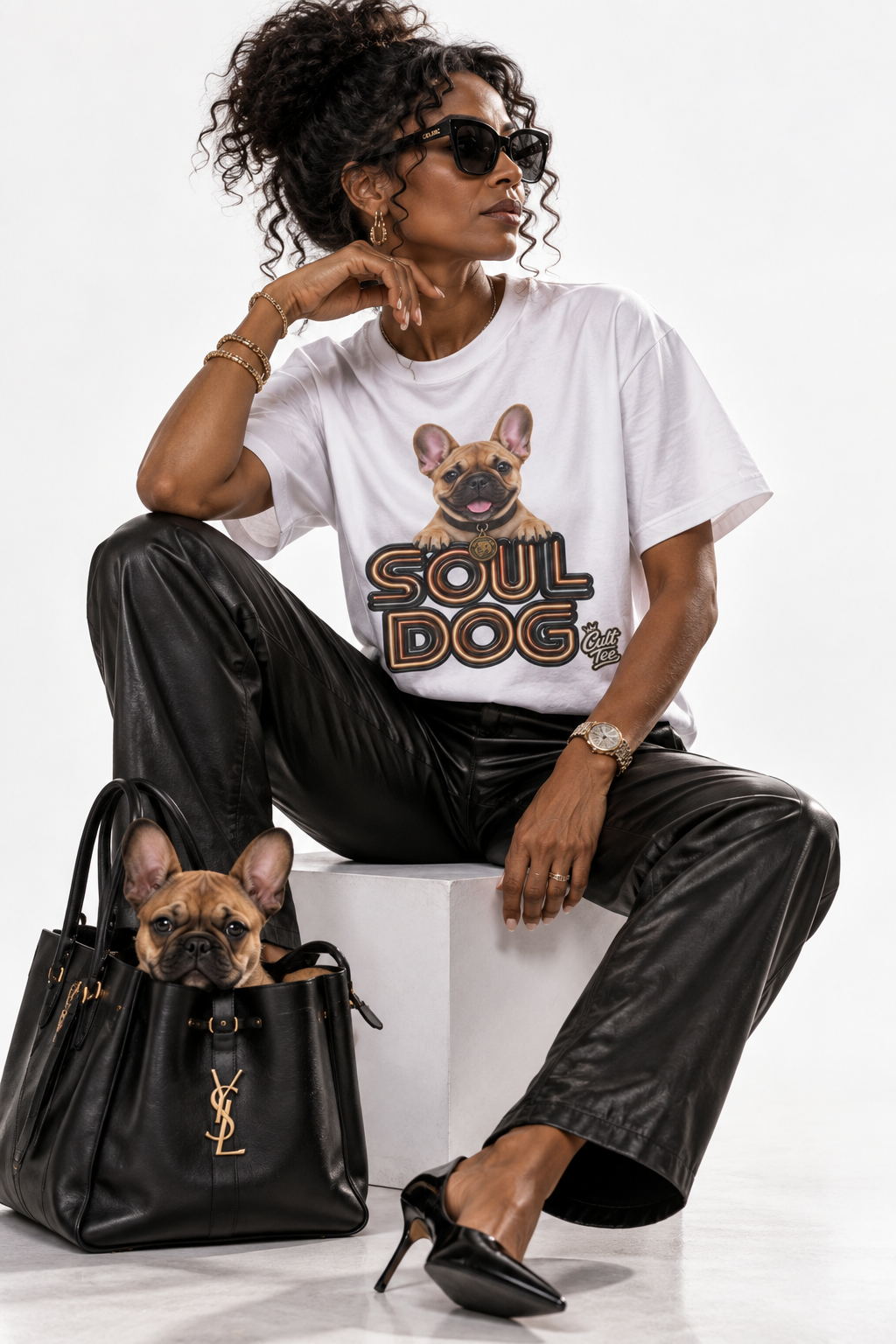 Soul Dog French Bulldog Puppy — Unisex T-Shirt