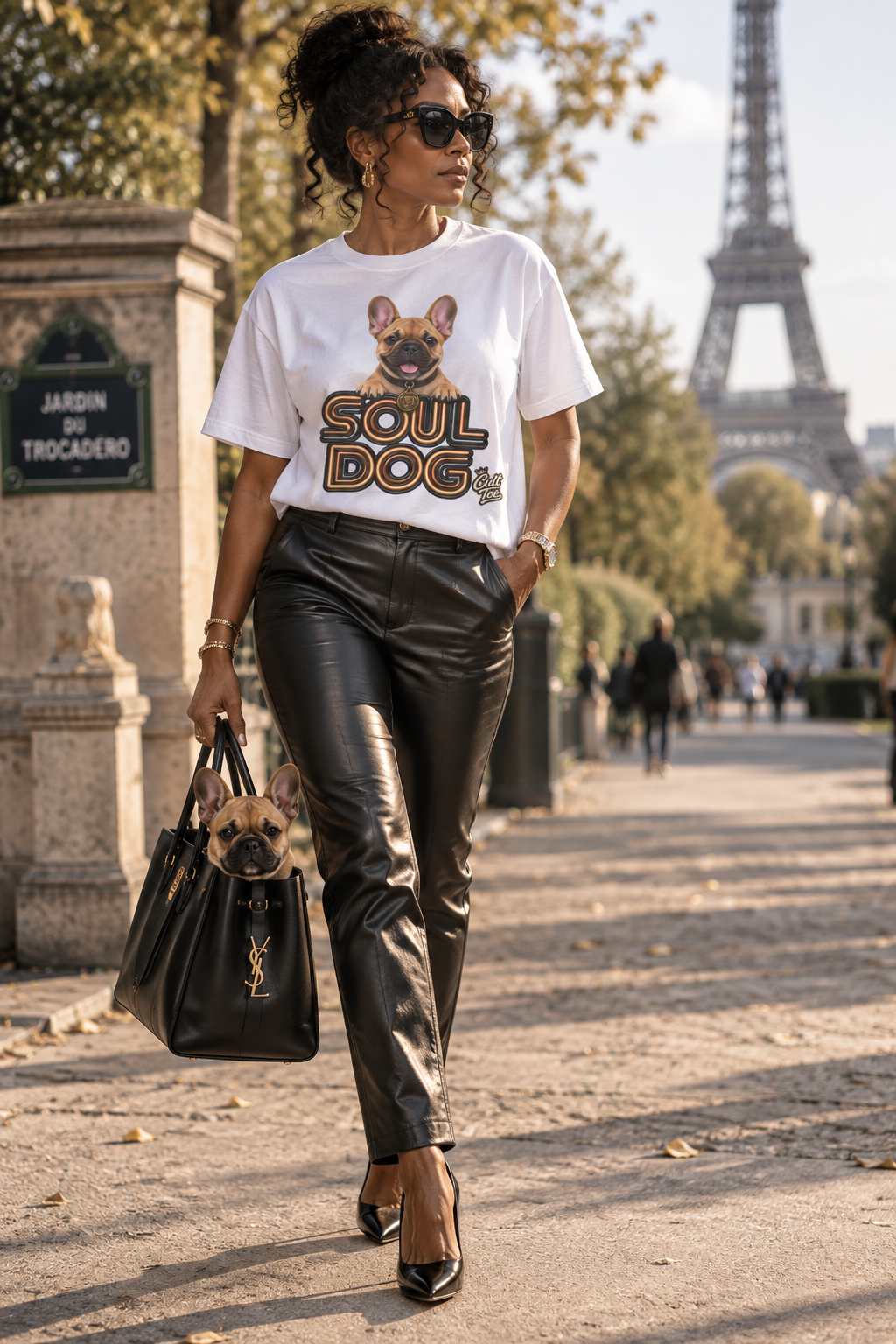Soul Dog French Bulldog Puppy — Unisex T-Shirt
