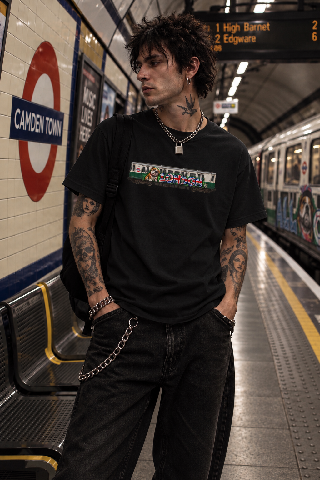 London Underground Graffiti T-Shirt — Unisex  Street Art Tee