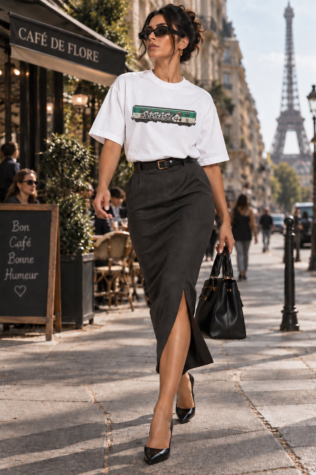 Paris Metro Train T-Shirt – Unisex Graffiti Art Tee