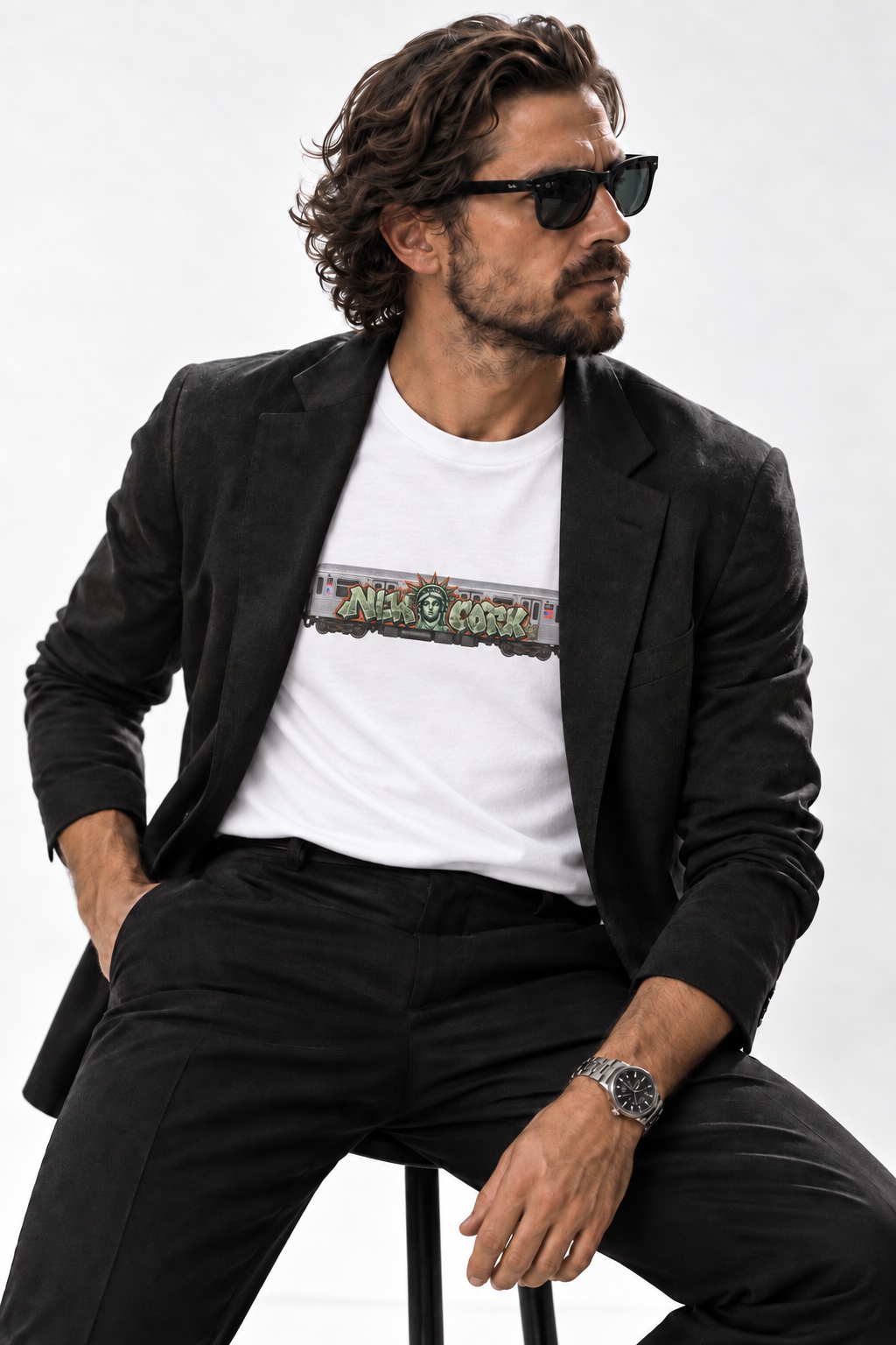 New York Subway Graffiti T‑Shirt — Unisex Urban Street Art Tee