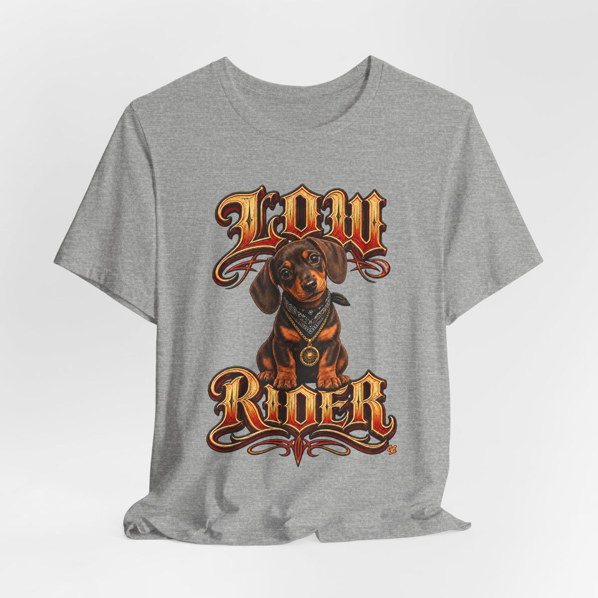Dachshund 'Low Rider' Graphic Tee — Unisex Dog T-Shirt