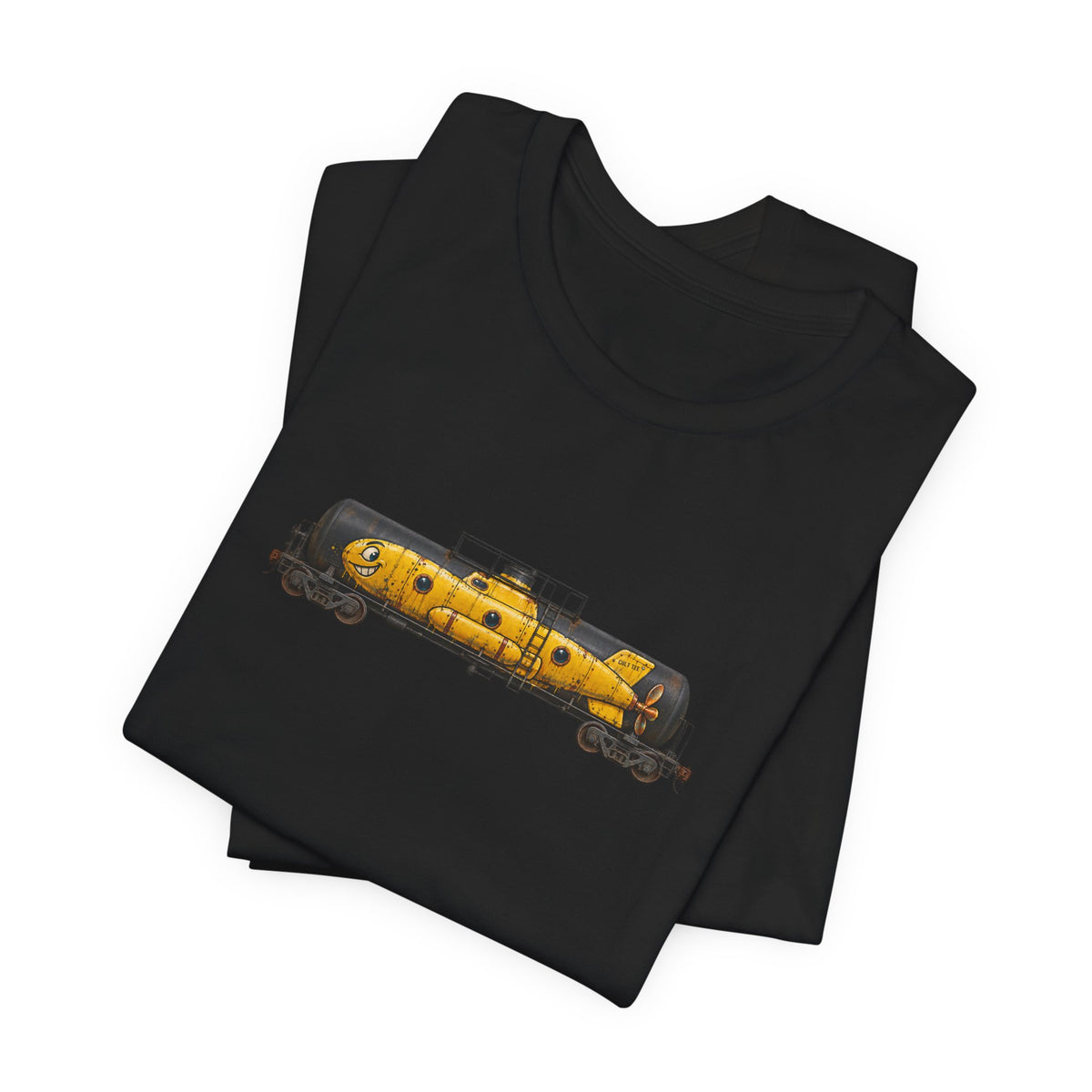 Yellow Submarine Tanker Train Tee — Unisex T-Shirt