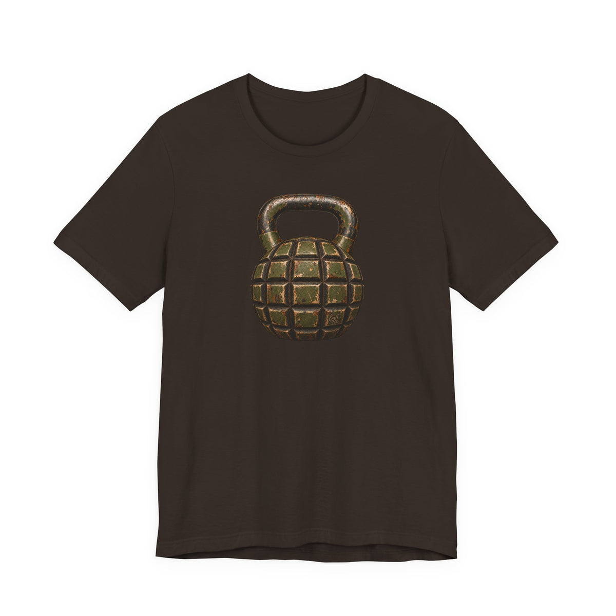 Kettlebell Grenade Graphic T-Shirt – Unisex T-Shirt