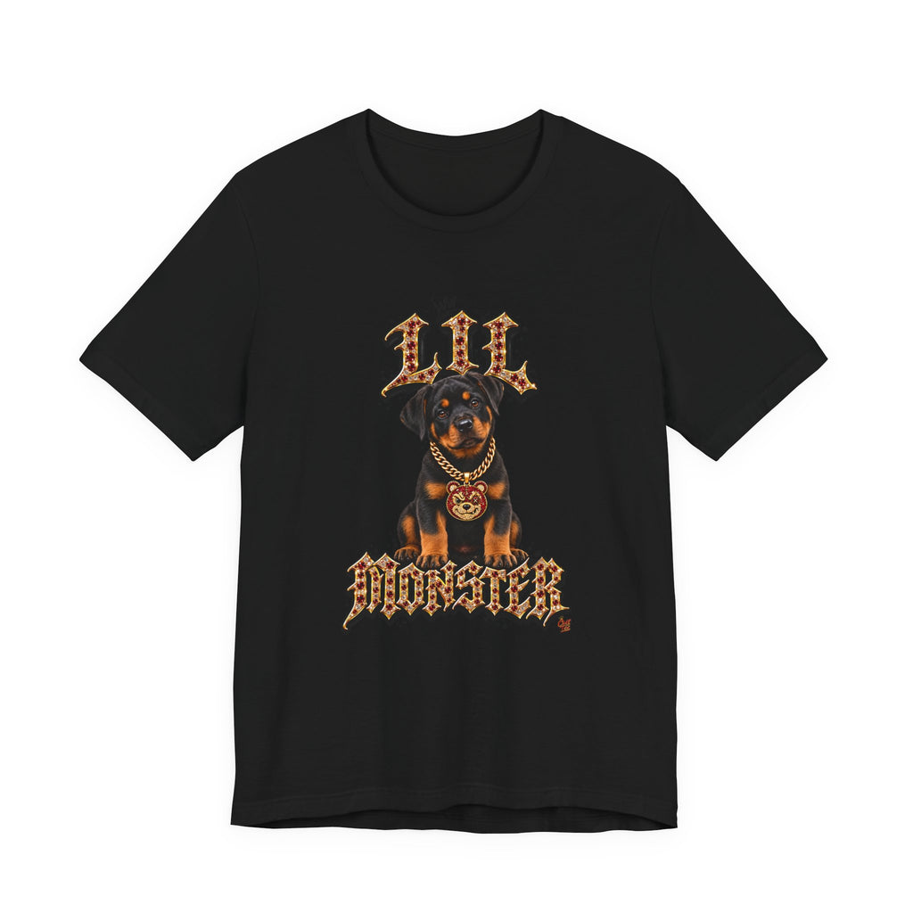 Rottweiler Puppy ‘Lil Monster’  Tee — Unisex Graphic T-Shirt