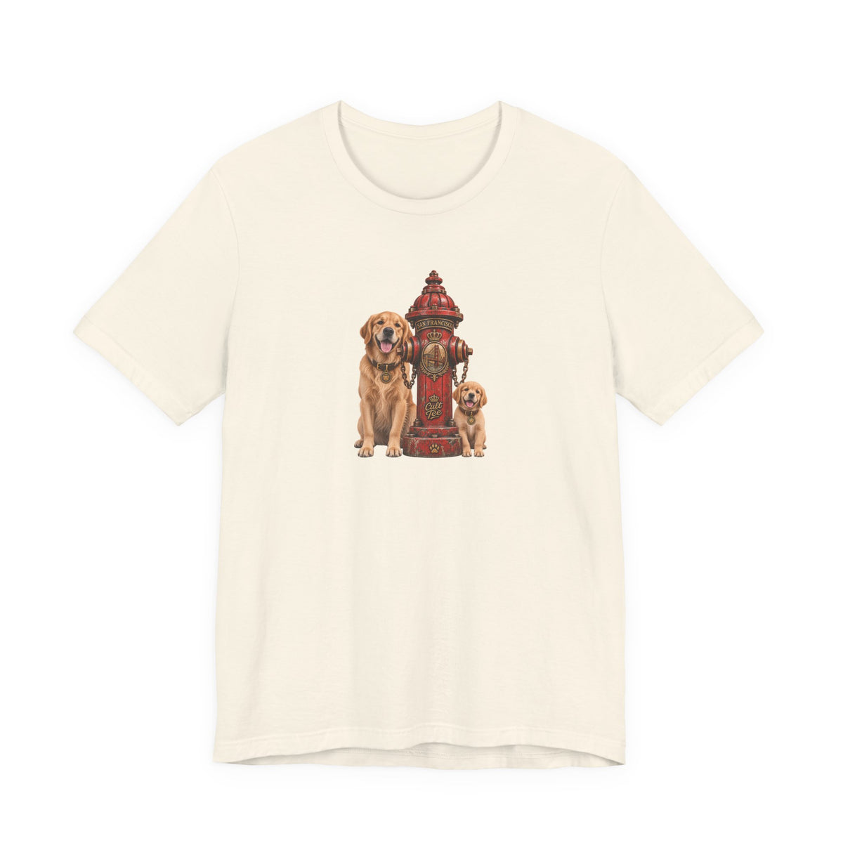 San Francisco Fire Hydrant - Golden Retriever Unisex T-Shirt