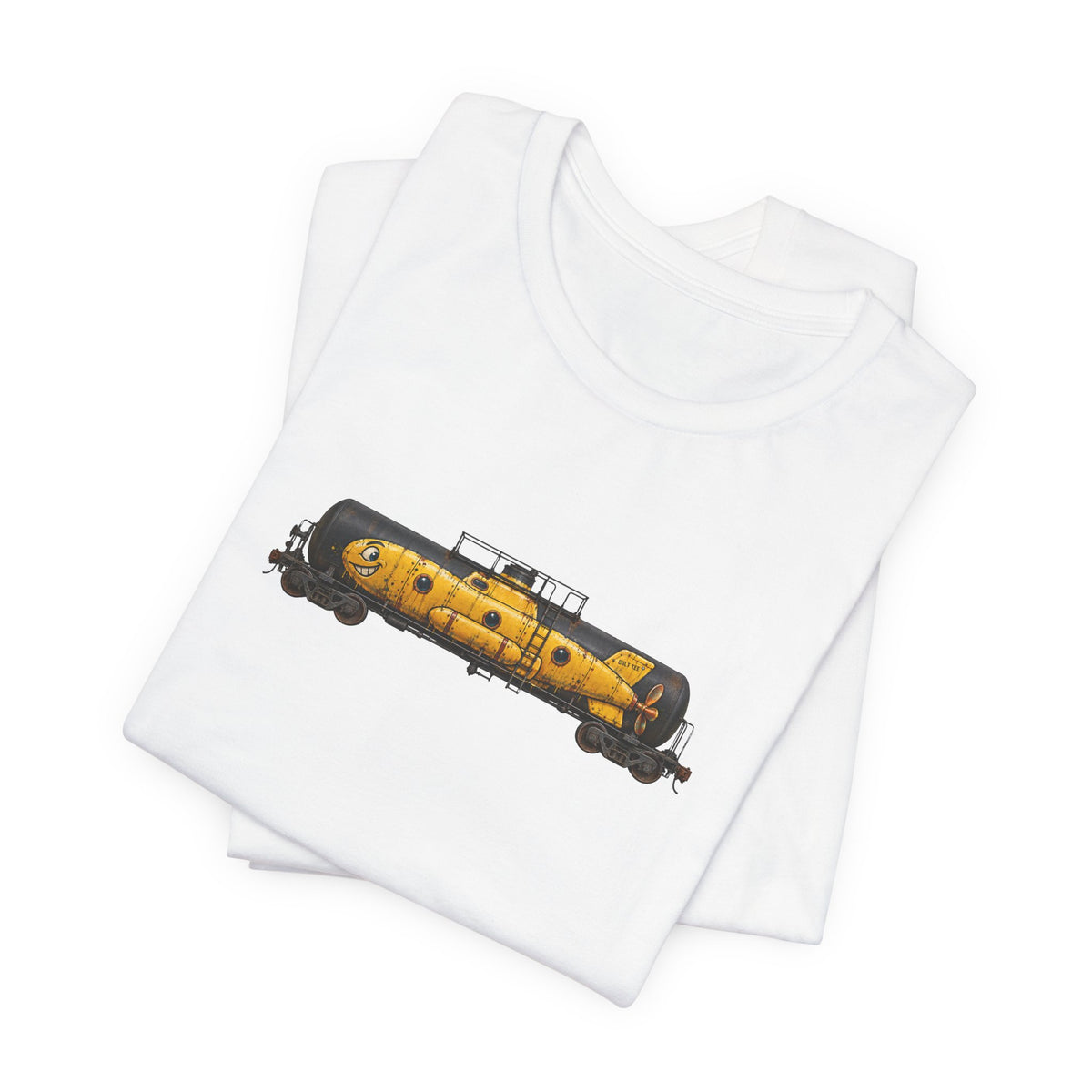 Yellow Submarine Tanker Train Tee — Unisex T-Shirt