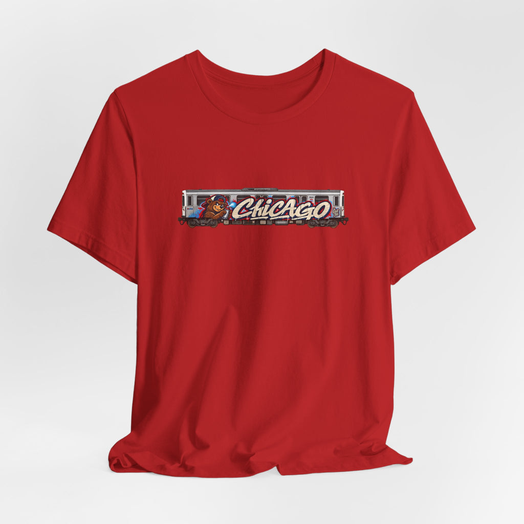 Chicago Train Graphic Tee — Vintage City Transit T‑Shirt