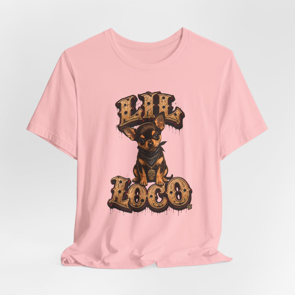 Lil Loco Chihuahua Tee — Cute Chicano-Style Dog Graphic T-Shirt