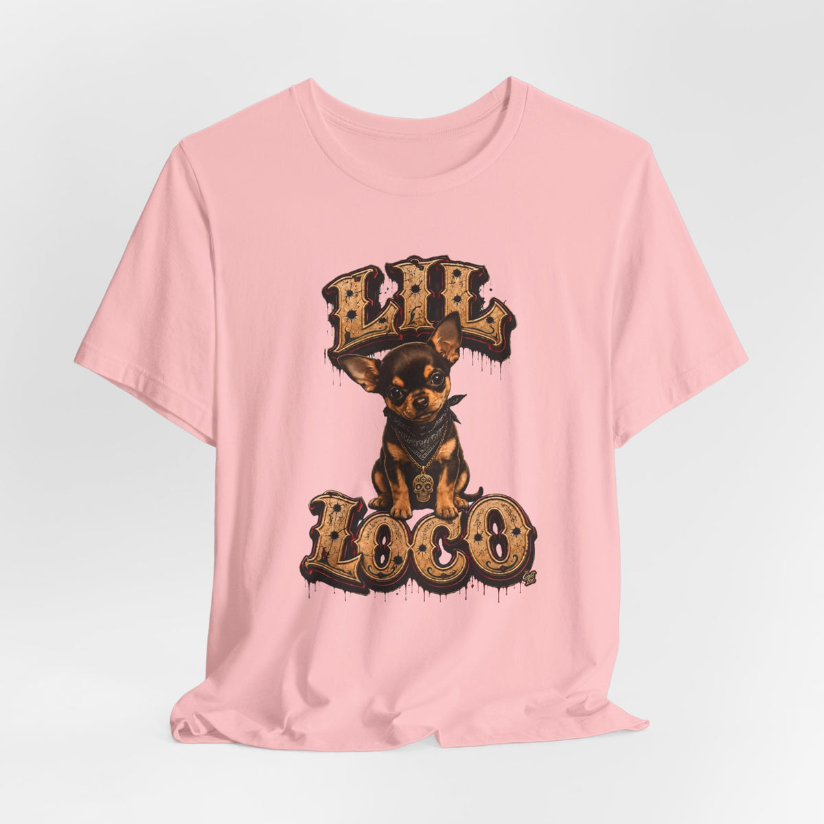 Lil Loco Chihuahua Tee — Cute Chicano-Style Dog Graphic T-Shirt