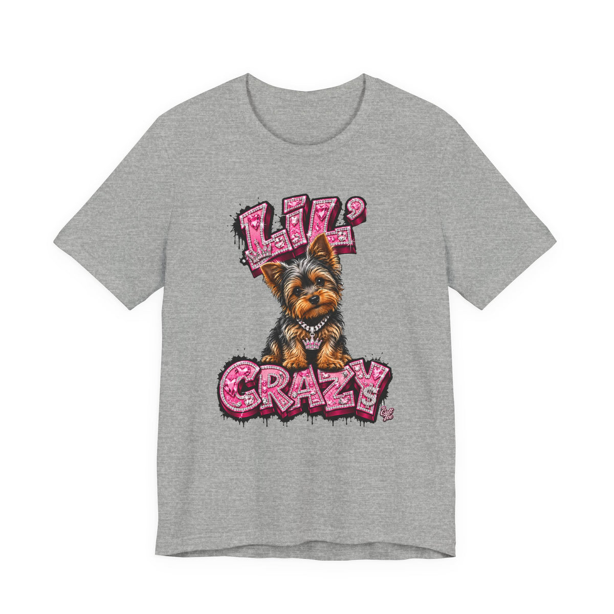 Yorkshire Terrier (Yorkie) Puppy ‘Lil' Crazy’ T-Shirt – Unisex Graphic Tee