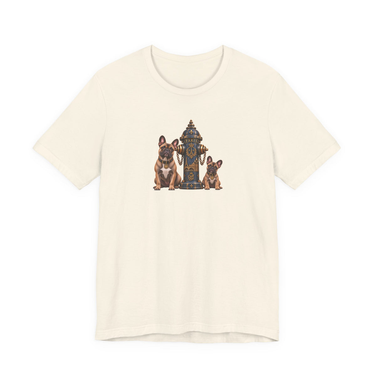 Paris Fire Hydrant —  French Bulldog Unisex T-Shirt