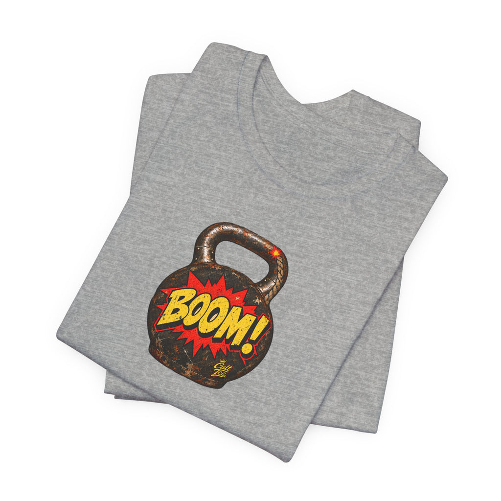 Kettlebell 'BOOM!' - Unisex Graphic T-Shirt
