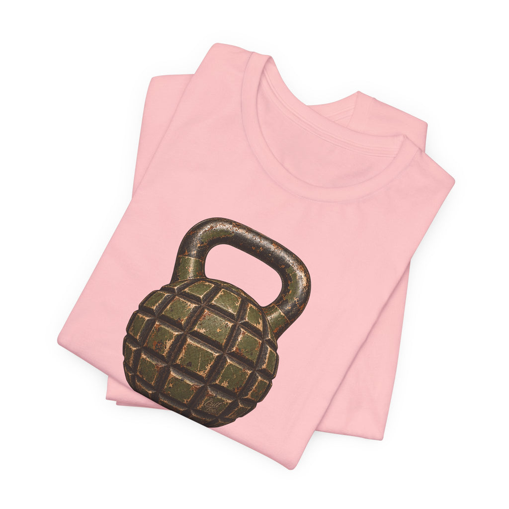 Kettlebell Grenade Graphic T-Shirt – Unisex T-Shirt