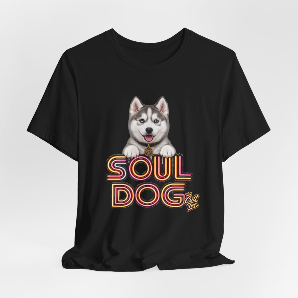 Soul Dog Husky Puppy — Unisex Graphic T-Shirt