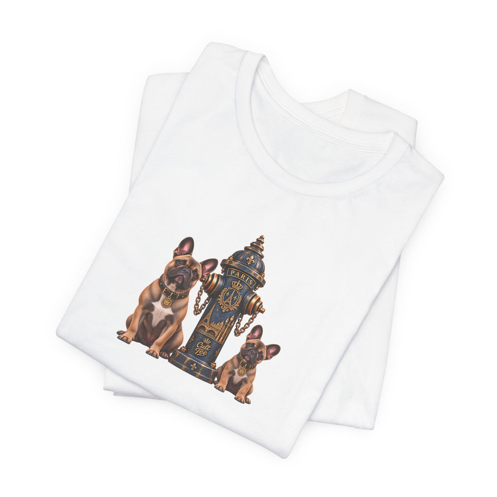 Paris Fire Hydrant —  French Bulldog Unisex T-Shirt