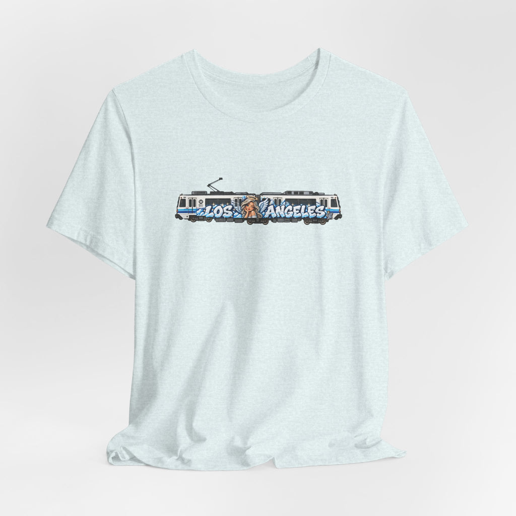 Los Angeles Metro Train Graphic Tee — Unisex Graphic T‑Shirt