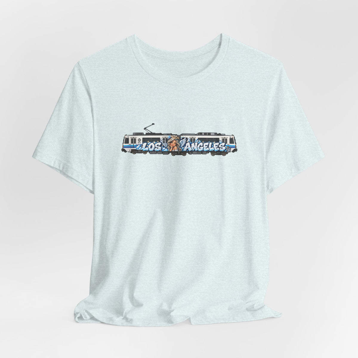 Los Angeles Metro Train Graphic Tee — Unisex Graphic T‑Shirt