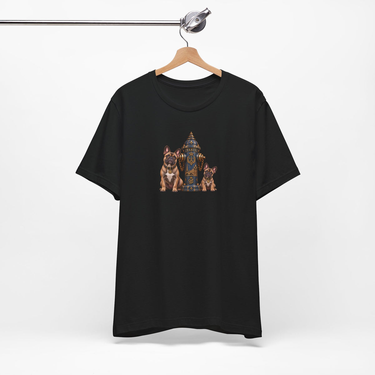 Paris Fire Hydrant —  French Bulldog Unisex T-Shirt