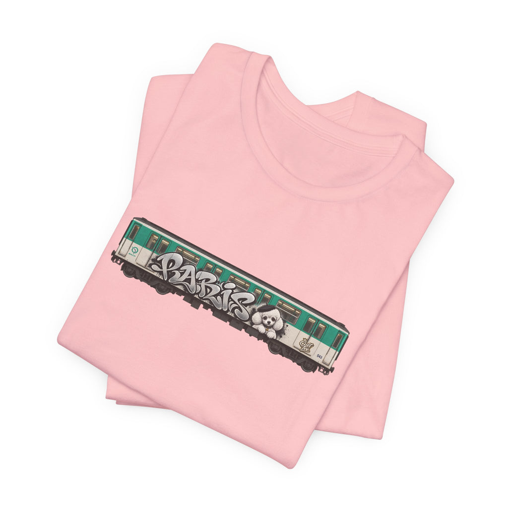 Paris Metro Train T-Shirt – Unisex Graffiti Art Tee