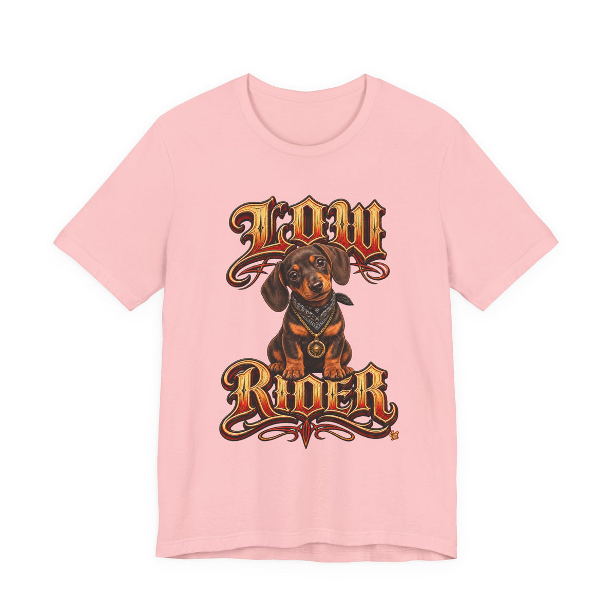 Dachshund 'Low Rider' Graphic Tee — Unisex Dog T-Shirt