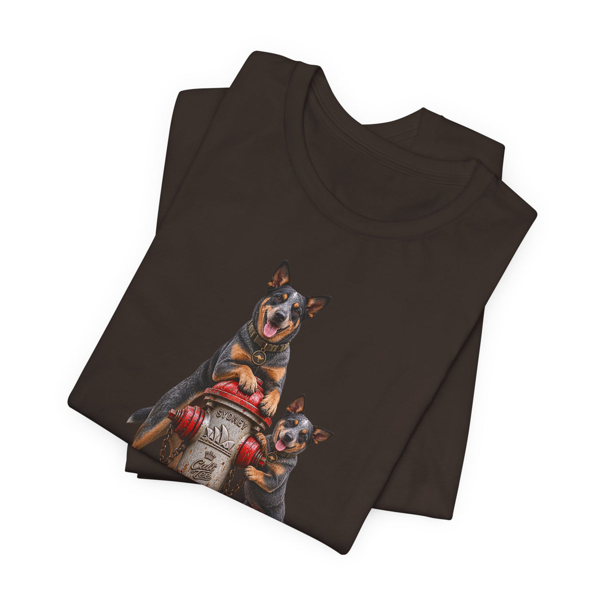 Sydney Fire Hydrant — Australian Cattle Dog Unisex Graphic T-Shirt