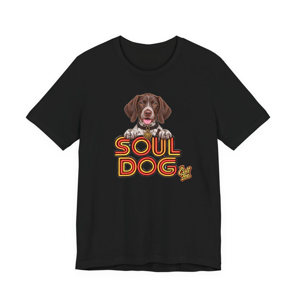 Soul Dog German Shorthaired Pointer Puppy — Unisex Graphic Dog Lover T-Shirt