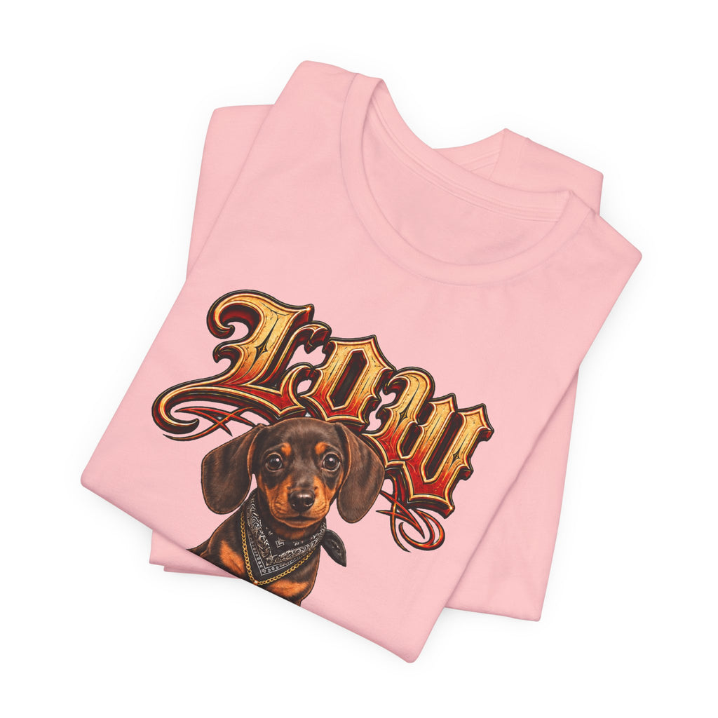Dachshund 'Low Rider' Graphic Tee — Unisex Dog T-Shirt
