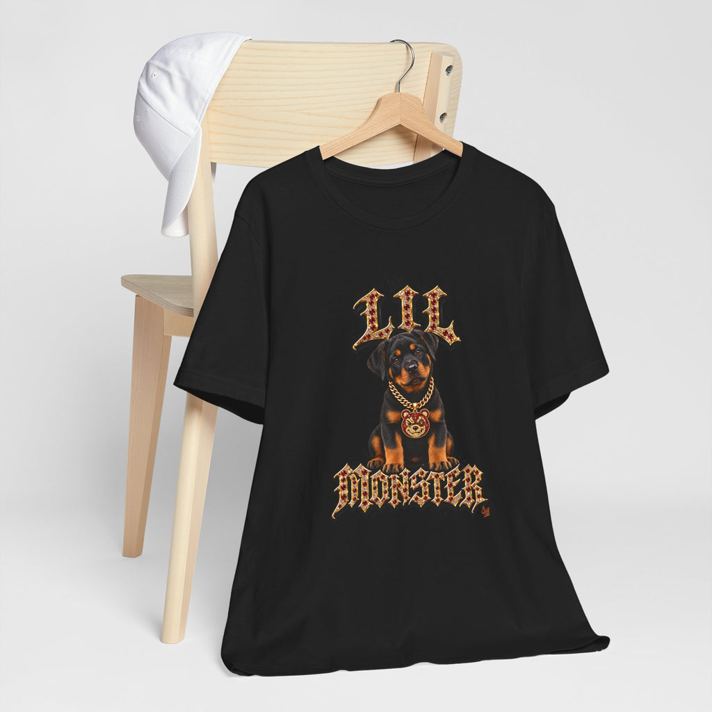 Rottweiler Puppy ‘Lil Monster’  Tee — Unisex Graphic T-Shirt