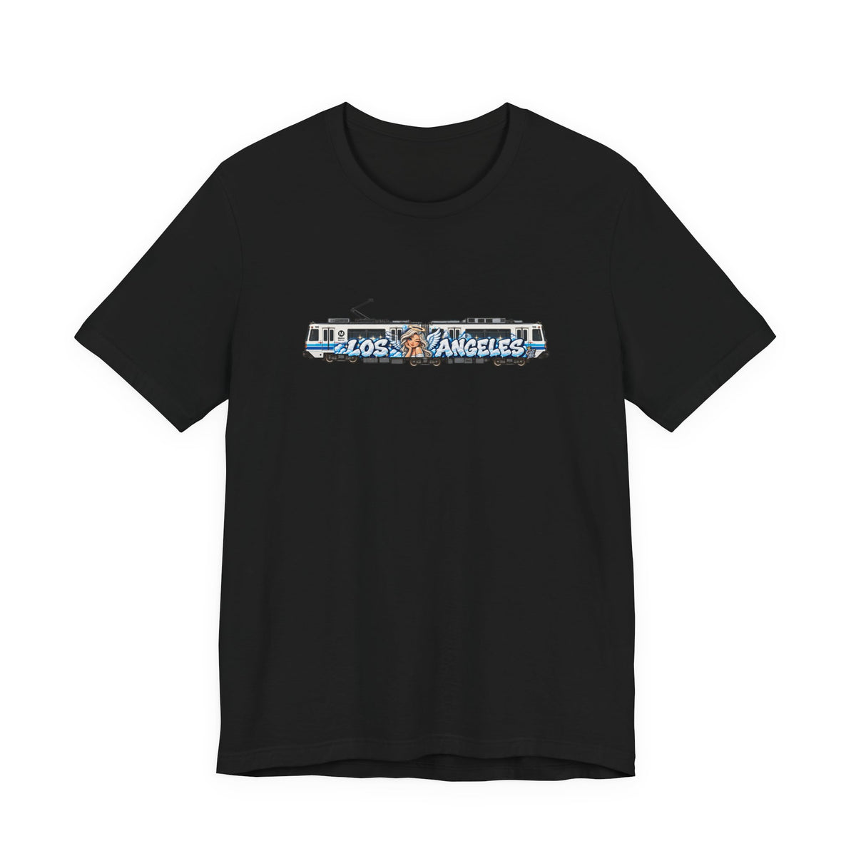 Los Angeles Metro Train Graphic Tee — Unisex Graphic T‑Shirt