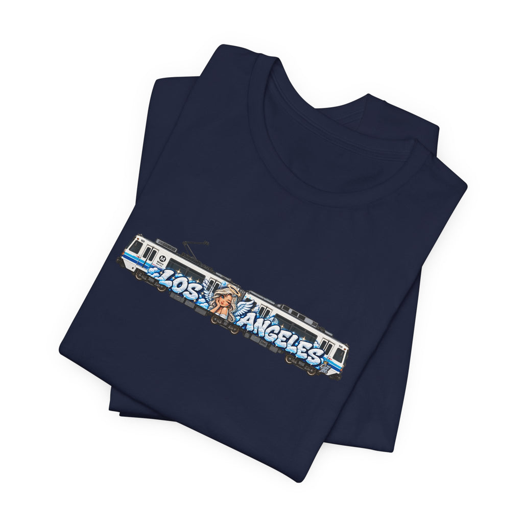 Los Angeles Metro Train Graphic Tee — Unisex Graphic T‑Shirt