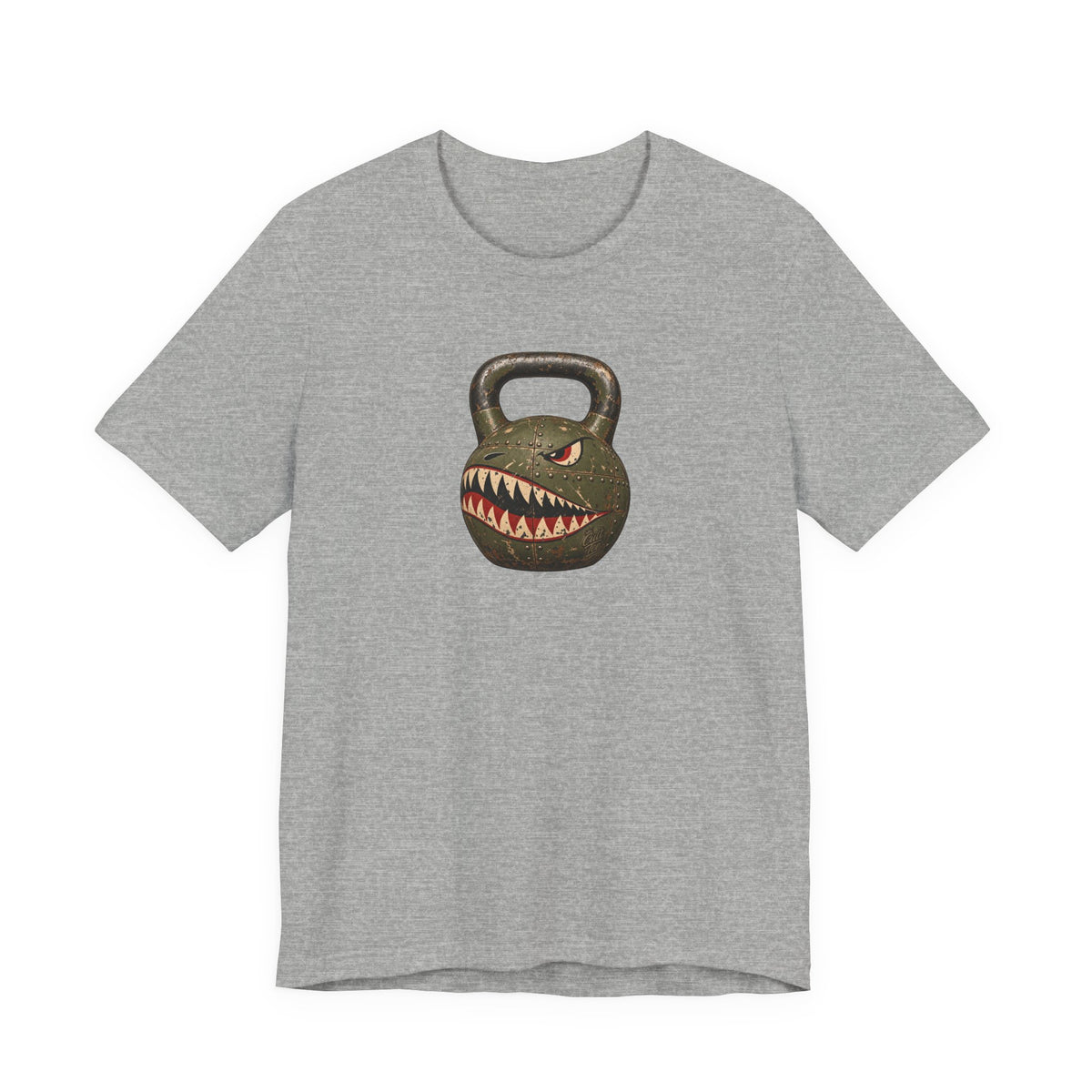 Kettlebell Shark Face Graphic — Unisex T-Shirt