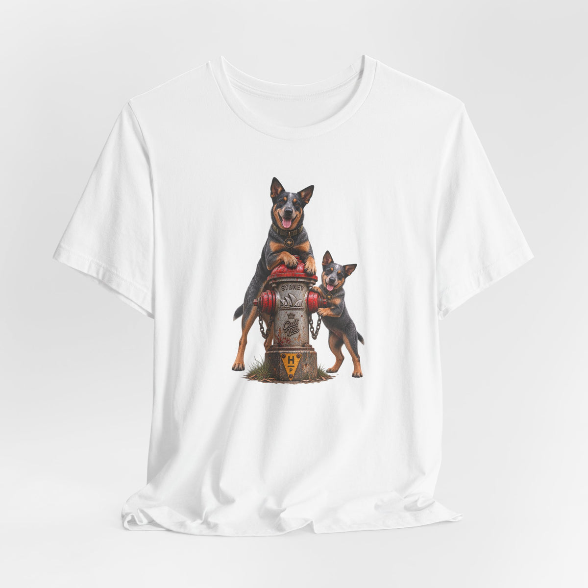 Sydney Fire Hydrant — Australian Cattle Dog Unisex Graphic T-Shirt