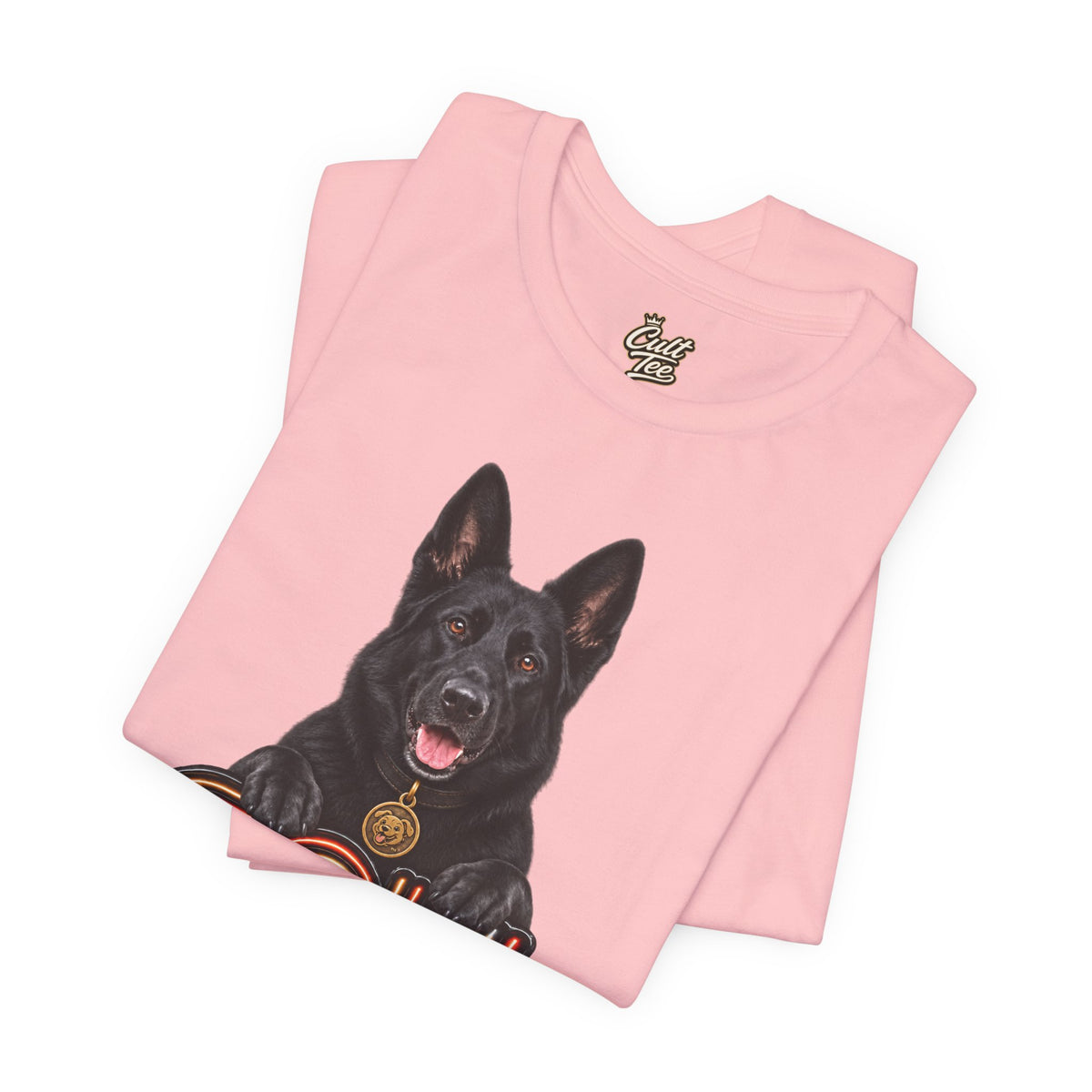 Soul Dog  Black German Shepherd T‑Shirt — Unisex Graphic Tee