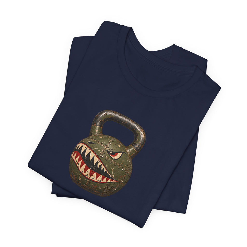 Kettlebell Shark Face Graphic — Unisex T-Shirt