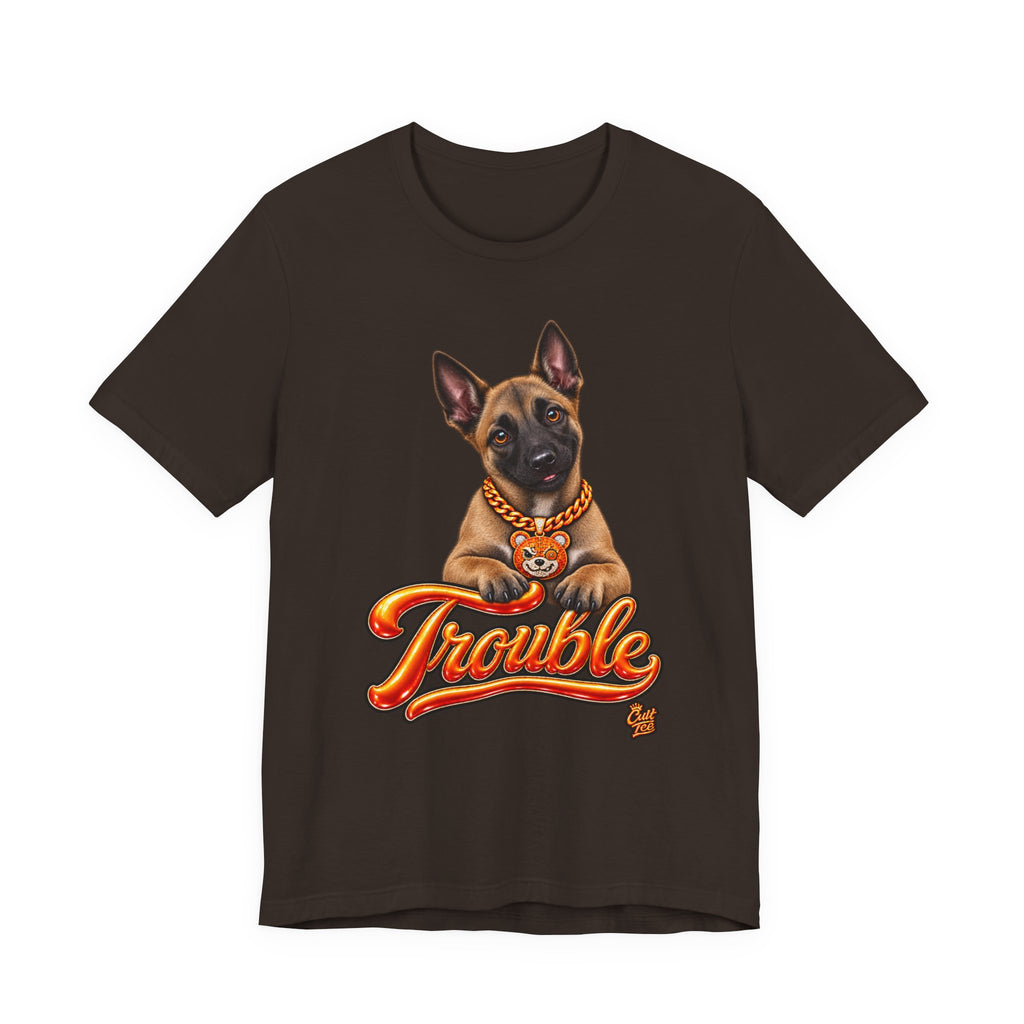 "Trouble" Belgian Malinois Tee - Unisex Graphic T-Shirt