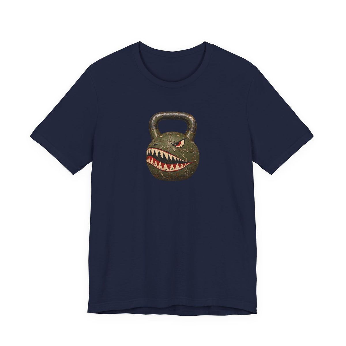 Kettlebell Shark Face Graphic — Unisex T-Shirt