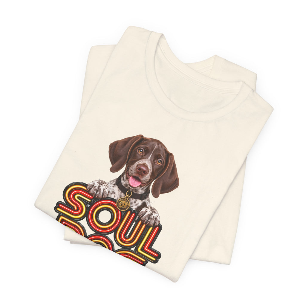 Soul Dog German Shorthaired Pointer Puppy — Unisex Graphic Dog Lover T-Shirt
